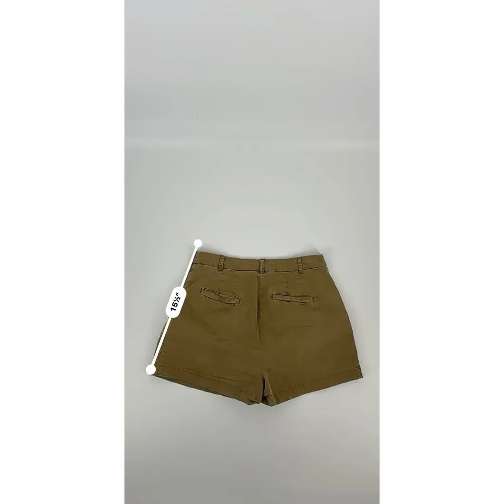 Anthropologie Olive Shorts (B51#13) - Picture 4 of 12
